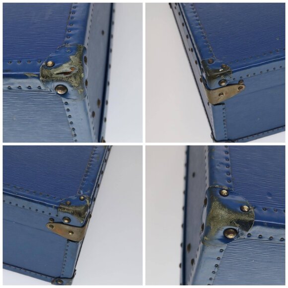 LOUIS VUITTON Epi Alzer 65 Trunk Blue LV Auth 107772A - Picture 15 of 15